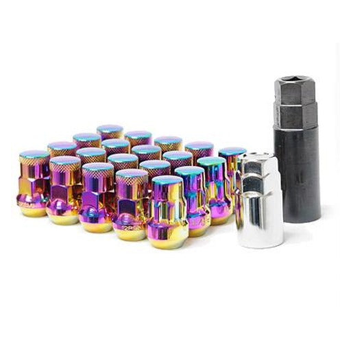 Wheel Mate 32925RP Muteki SR35 Closed End Lug Nuts with Locks Red M12x1.25 35mm
