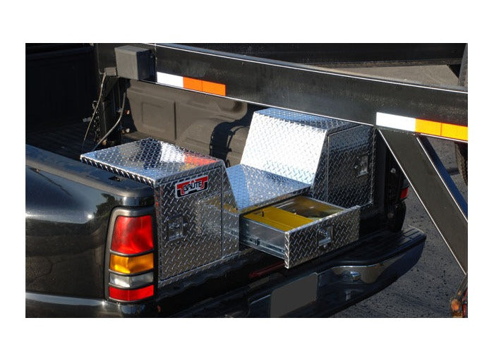 Westin 80-RB257D Brute Gooseneck 57in Tailgate Box 1 Drawer/2 Swing Doors Aluminum