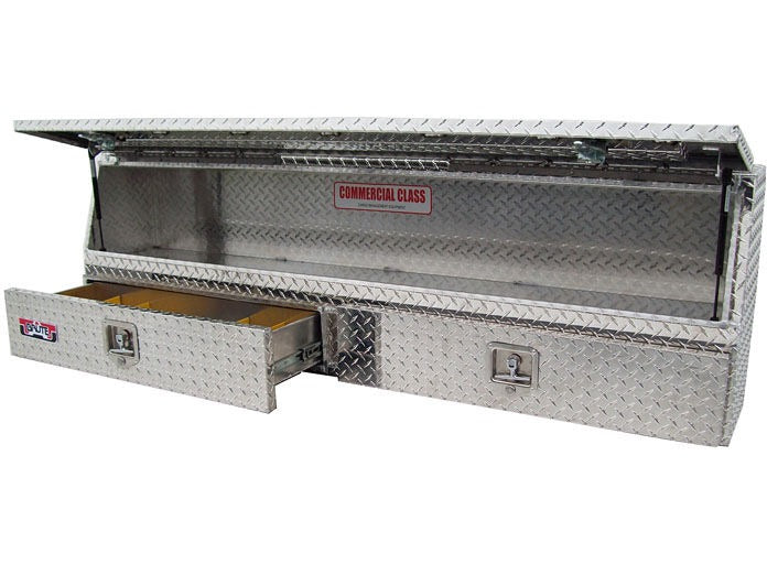 Westin 80-TBS200-72-BD Brute Contractor TopSider 72in with Drawers & Doors Aluminum