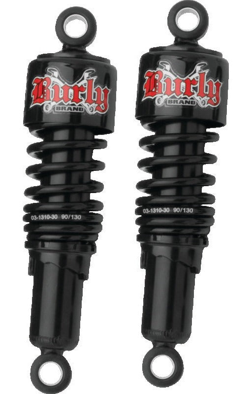Burly Brand B28-1201B Shocks 10.5 in Black for 2004-2022 Harley-Davidson Sportster