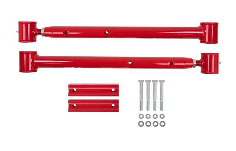UMI Performance 3612-R Adjustable Extended Length Rear Lower Control Arms Red