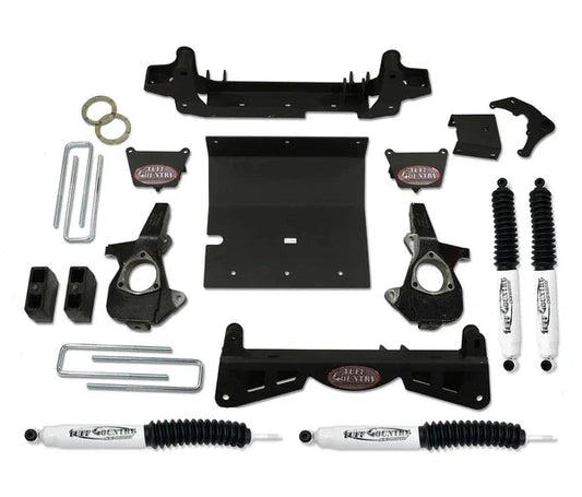 Tuff Country 14992 4in Lift Kit (3-Piece Sub Frame) No Shocks for 2001-2006 Silverado 1500HD 4WD