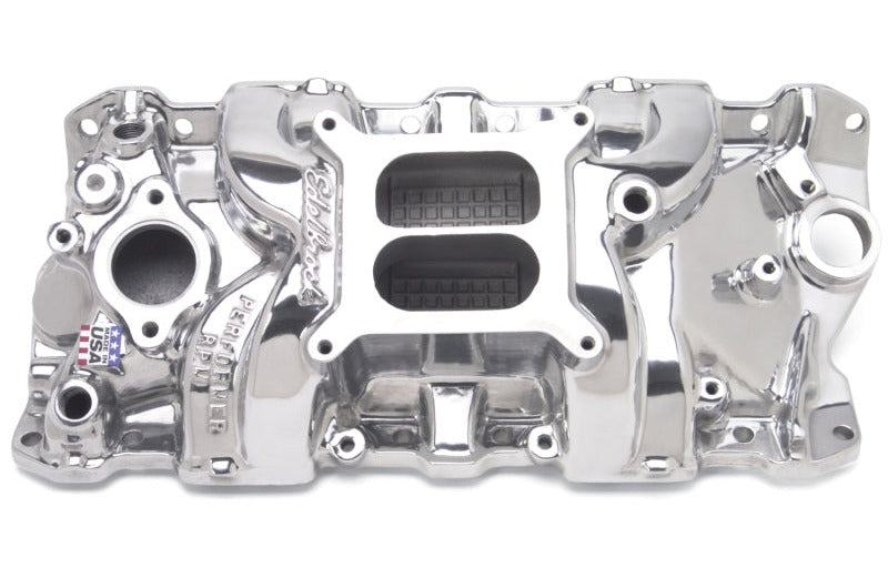 Edelbrock 71011 Performer RPM Manifold Polished