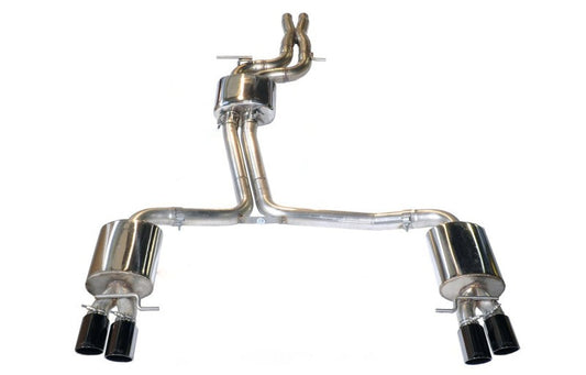 AWE Tuning Audi B8 / B8.5 S4 3.0T Touring Edition Exhaust - Diamond Black Tips (90mm)