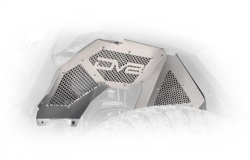 DV8 Offroad 2018+ Jeep Wrangler JL Front Inner Fenders - Black - #INFEND-03FB