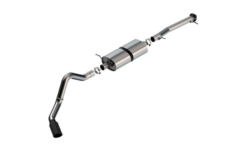 Borla 140833BC 2020-2022 Chevrolet/GMC Silverado/Sierra 6.6L T-304 SS Cat-Back S-Type Exhaust - Brushed - #140833BC