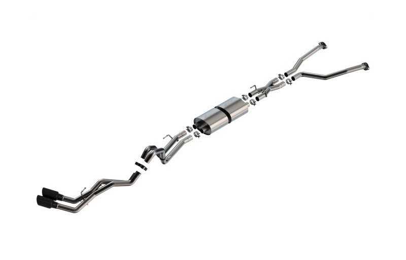Borla 140940BC 22-26 Toyota Tundra 3.4L V6 (Inc. Hyb.) Ext. Cab/STD Bed/145.7in WB ATAK Cat-Back - Blk Chrm - #140940BC