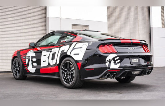 Borla 11953 2018-2023 Ford Mustang GT 5.0L AT/MT 2.5in S-Type Exhaust w/o Valves (Rear Section Only) - #11953