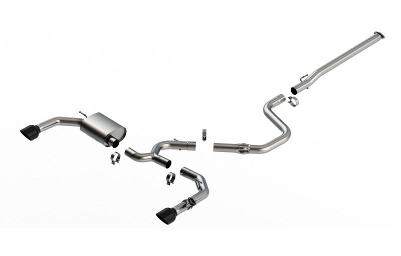 Borla 140925BC 2022-2023 Hyundai Elantra N 2.0L 4 CYL. Turbo AT/MT ATAK Catback Exhaust Black Chrome - #140925BC