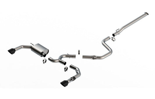 Borla 140925BC 22-23 Hyundai Elantra N 2.0L 4 CYL. Turbo AT/MT ATAK Catback Exhaust Black Chrome - #140925BC