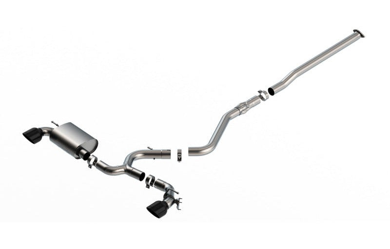 Borla 140926BC 2022-2023 Hyundai Kona N 2.0L 4 CYL. Turbo AT/MT ATAK Catback Exhaust Black Chrome - #140926BC