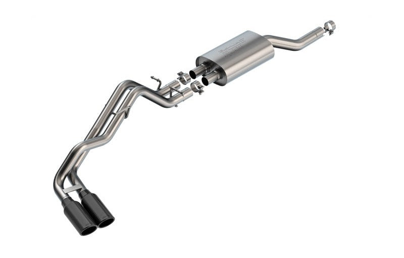 Borla 140975BC 2024-2027 Ford Ranger XLT S Type Catback System - Black Chrome - #140975BC