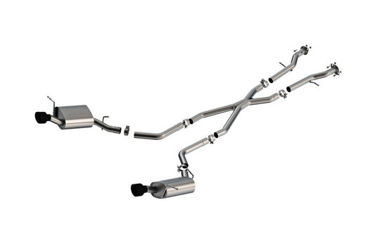 Borla 140449CB 11-26 Dodge Durango 3.6L V6/5.7L V8 2+4WD S-Type Catback Exhaust - 4.5in Ceramic Black Tips - #140449CB