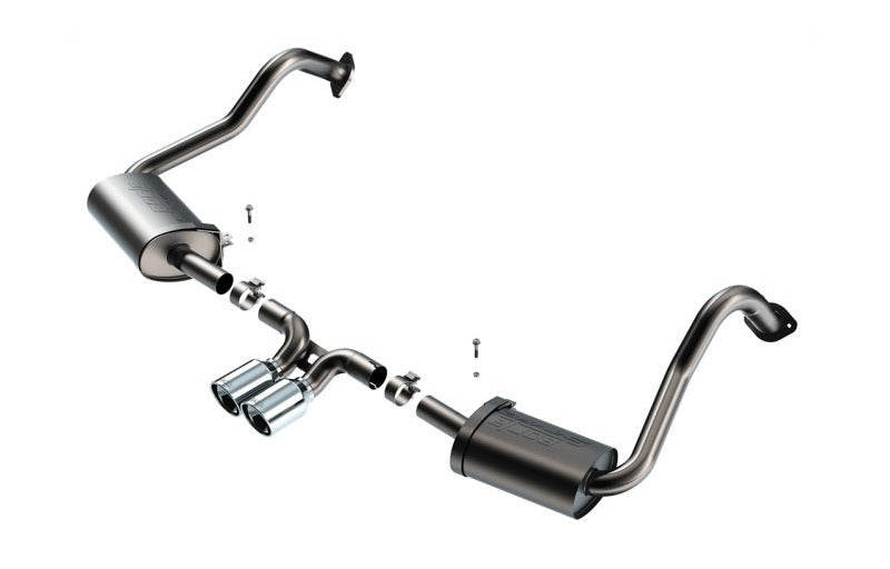 Borla 140817 2017-2022 Porsche Cayman/Boxster 718 2.0L 4 Cyl. AT/MT RWD 2DR 2.25in S-Type Exhaust - #140817