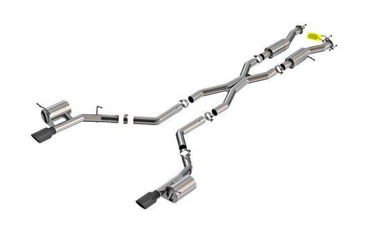Borla 140886BC 2021+ Dodge Durango SRT Hellcat 6.2L V8 AWD ATAK Cat-Back Exhaust System - Black Chrome Tips - #140886BC