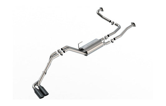 Borla 140984BC 22-26 Nissan Frontier S-Type Cat Back System - Black Chrome - #140984BC