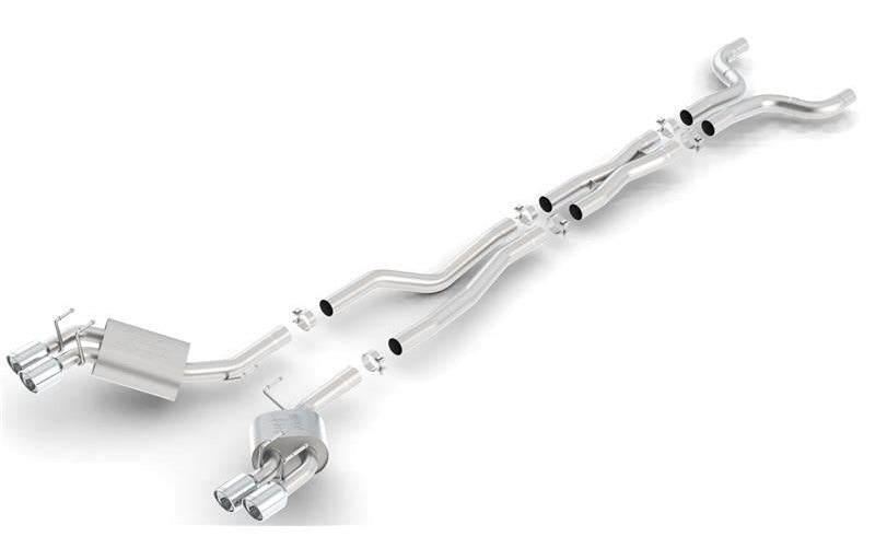 Borla 140495 2012-2015 Chevrolet Camaro ZL1 Coupe 6.2L 8cyl AT/MT 6spd RWD Aggressive ATAK Catback Exhaust - #140495
