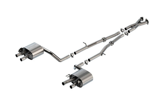 Borla 140936 22-23 Kia Stinger 3.3L V6 Turbo 2.25in Pipe Dia Dual Split Rear Exit S-Type Cat-Back Exhaust - #140936
