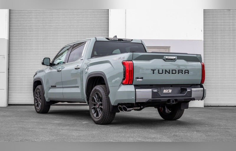 Borla 140939 22-26 Toyota Tundra 3.4L V6 (Inc. Hybrid) Ext. Cab/STD Bed/145.7in WB S-Type Cat-Back - Chrome - #140939