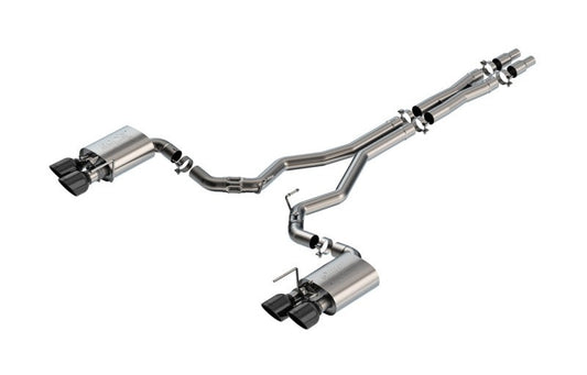 Borla 140965BC 2024-2026 Ford Mustang Dark Horse 5.0L V8 w/Active Exhaust ATAK Cat-Back Exhaust System - BC Tips - #140965BC