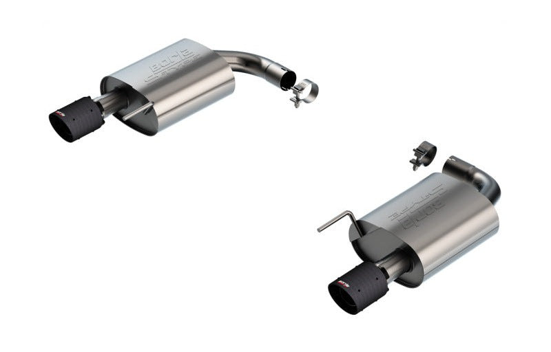 Borla 11983CFBA 2024-2026 Ford Mustang GT 5.0L V8 without Active Exhaust S-Type Axle-Back Exhaust System - Carbon Fiber - #11983CFBA