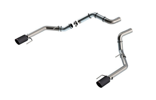 Borla 60727CFBA 21-23 Ford Raptor 3in Tail Pipe Kit 4.5in Tip - Carbon Fiber Black Anodized - #60727CFBA