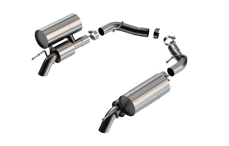 Borla 11990 2022-2023 Jeep Grand Wagoneer 6.4L V8 2.75in S-TYPE SR Turndown Tip Axleback Exhaust - #11990