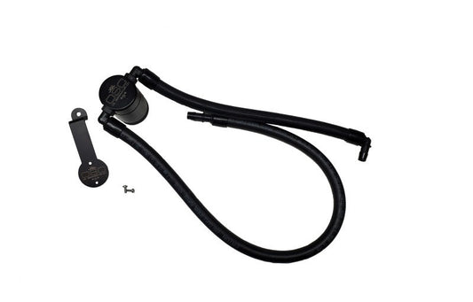 J&L 2021-2025 Jeep Wrangler 392 Oil Separator 3.0 Passenger Side - Black Anodized - #3072P-B