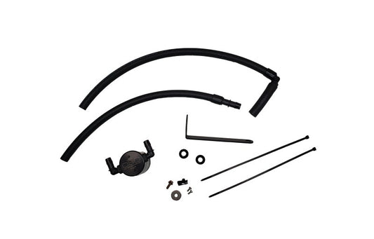 J&L 22-26 Subaru BRZ/GR86 2.4L Passenger Side Oil Separator 3.0 - Black Anodized - #3117P-B
