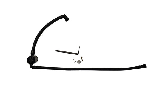 J&L 2025-2026 Ford Transit 150/250/350 3.5L Oil Separator - Black Anodized - #3122P-B