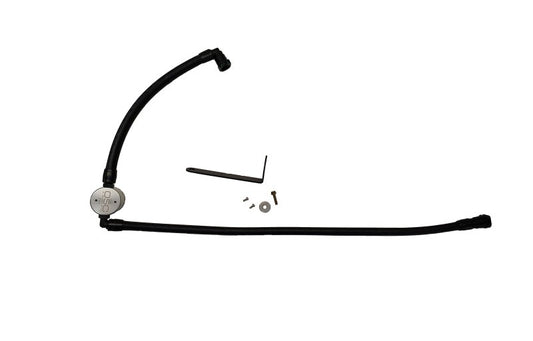J&L 2025-2026 Ford Transit 150/250/350 3.5L Oil Separator - Clear Anodized - #3122P-C