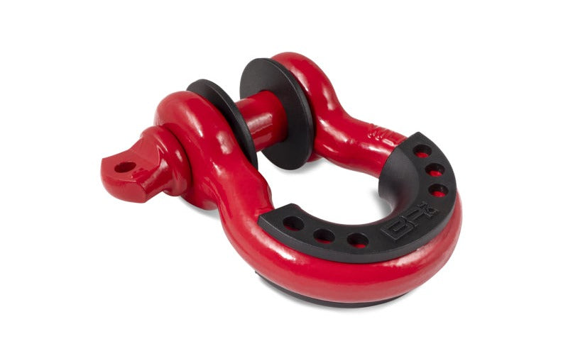 Body Armor 4x4 3/4in Red D-Ring with Black Isolators Single - #3204