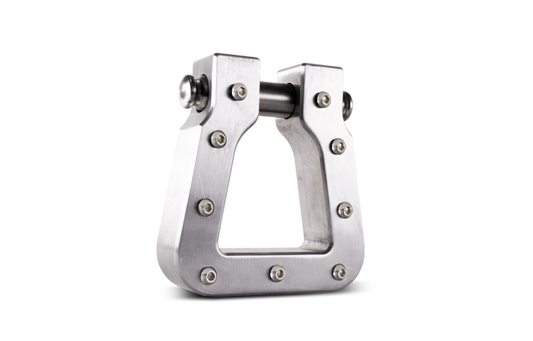Body Armor (5141-M) Mega D-Ring Machined Silver Single - #5141-M