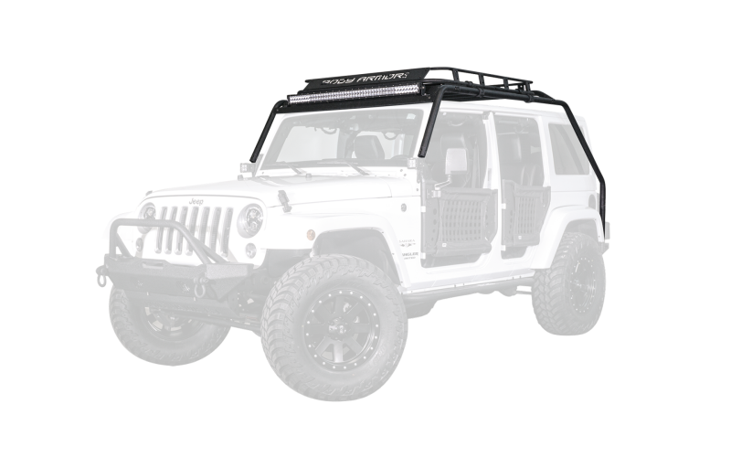 Body Armor 4x4 (JK-6126) for 07-18 Jeep Wrangler JK Windshield Light Bar - #JK-6126