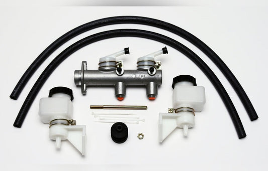 Wilwood Tandem Master Cylinder - 1in Bore w/ Remote Reservoirs - #260-7563