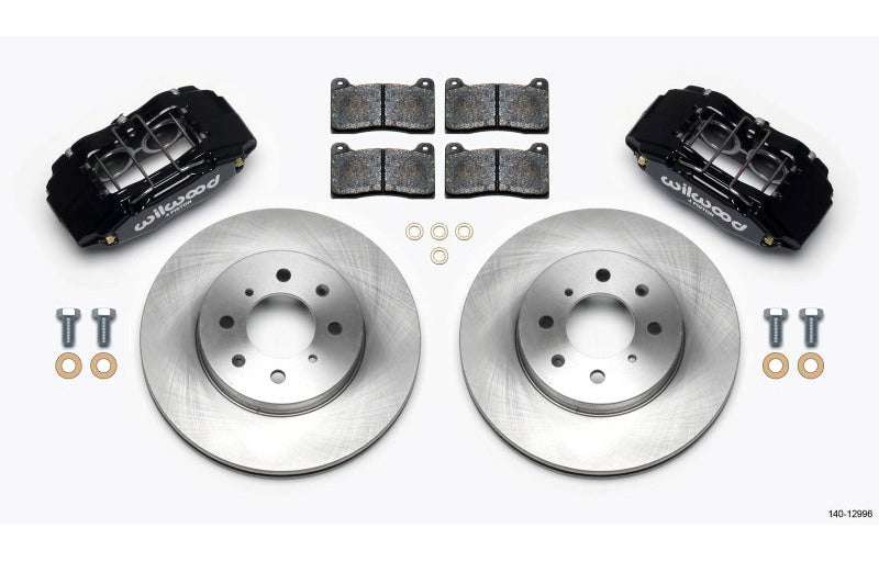 Wilwood DPHA Front Caliper & Rotor Kit Honda / Acura w/ 262mm OE Rotor - #140-12996