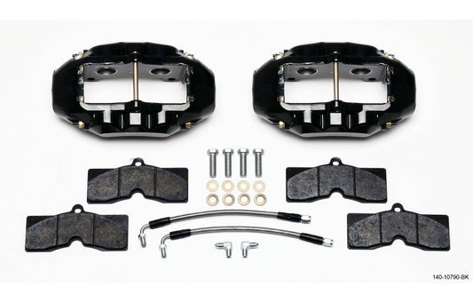 Wilwood D8-4 Rear Caliper Kit Black Corvette C2 / C3 65-82 - #140-10790-BK