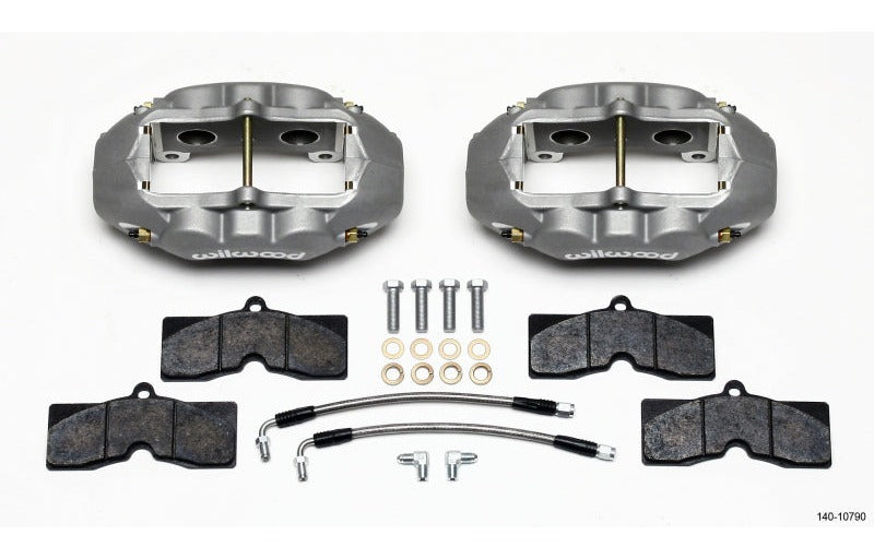 Wilwood D8-4 Rear Caliper Kit Clear Corvette C2 / C3 65-82 - #140-10790