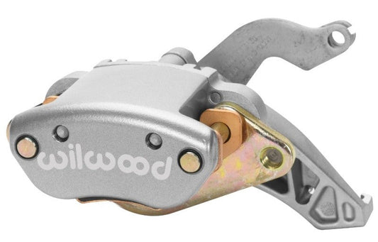 Wilwood Caliper-MC4 Mechanical-R/H - Silver No Logo 1.19in Piston .81in Disc - #120-12069