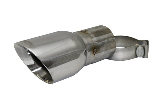 Corsa Single Universal 3.0in Inlet / 4in Outlet Polished Pro-Series Tip Kit