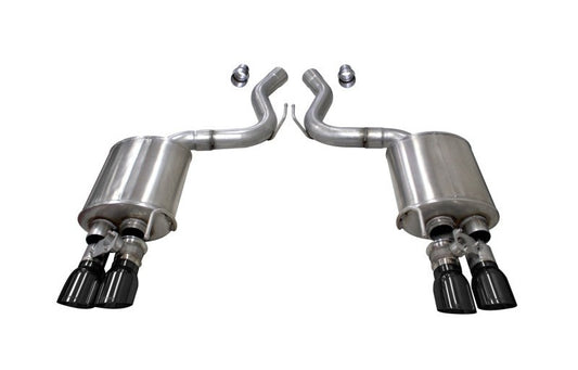 Corsa 2018-2023 Ford Mustang GT Fastback 5.0L 3in Sport Axle-Back Exhaust w/ 4in Black Tips