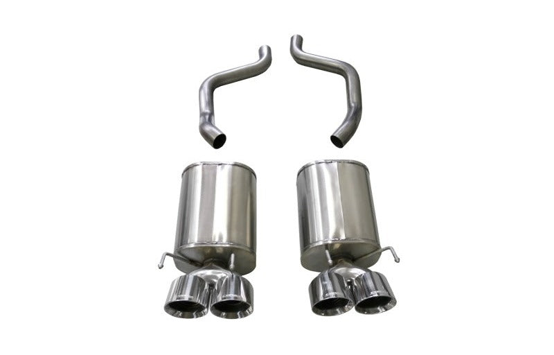 Corsa 2009-2013 Chevrolet Corvette (C6) 6.2L Polished Sport Axle-Back Exhaust w/4.5in Tips