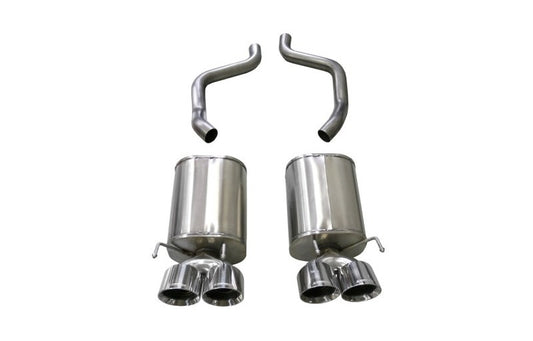Corsa 2005-2008 Chevrolet Corvette (C6) 6.0L/6.2L Polished Xtreme Axle-Back Exhaust w/4.5in Tips