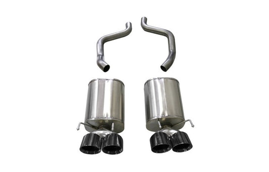 Corsa 2009-2013 Chevrolet Corvette (C6) 6.2L Black Xtreme Axle-Back Exhaust w/4.5in Tips