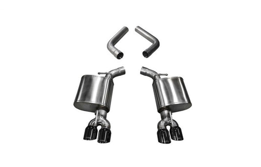 Corsa 2015-23 Dodge Challenger 6.4L/17-19 Challenger 5.7L Black Sport Axle-Back Exhaust w/3.5in Tips