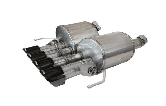 Corsa 2014-2019 Chevrolet Corvette C7 6.2L 2.75in Xtreme Valve-Back w/ Dual NPP & Quad Black Tips