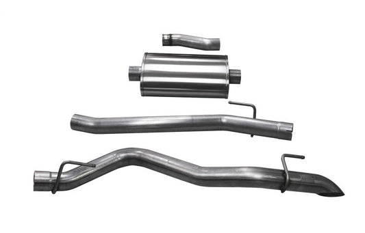 Corsa 2020-2026 Jeep Gladiator JT 3.0in Cat-Back Single Side Exit w/ Turn Down Tip