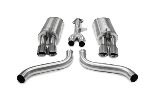 Corsa 1986-1991 Chevrolet Corvette C4 5.7L V8 L98 Polished Sport Cat-Back Exhaust