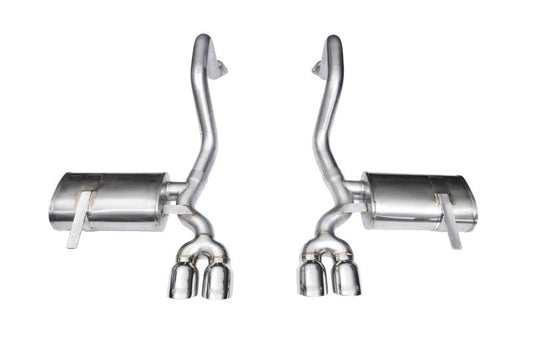 Corsa 1997-2004 Chevrolet Corvette C5 Z06 5.7L V8 Polished Xtreme Axle-Back Exhaust - 3.5 in Twin Tips