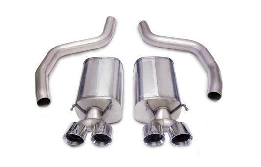 Corsa 2006-2013 Chevrolet Corvette C6 Z06 7.0L V8 Polished Sport Axle-Back Exhaust
